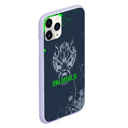 Чехол iPhone 11 Pro матовый Final Fantasy Краска, цвет: 3D-светло-сиреневый — фото 2