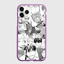 Чехол iPhone 11 Pro матовый Дарованный паттерн, цвет: 3D-фиолетовый