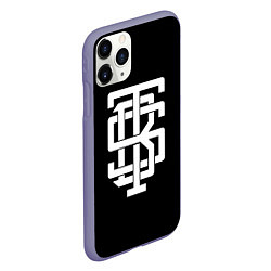 Чехол iPhone 11 Pro матовый BTS alternative logo, цвет: 3D-серый — фото 2