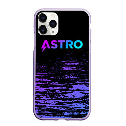 Чехол iPhone 11 Pro матовый Astro -градиент, цвет: 3D-светло-сиреневый