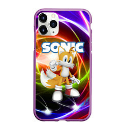 Чехол iPhone 11 Pro матовый Майлз Тейлз Прауэр - Sonic - Видеоигра, цвет: 3D-фиолетовый