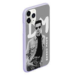 Чехол iPhone 11 Pro матовый Dave Gahan - Depeche Mode, цвет: 3D-светло-сиреневый — фото 2