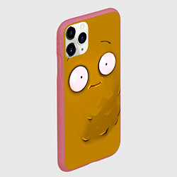 Чехол iPhone 11 Pro матовый Plants vs Zombies Орешек, цвет: 3D-малиновый — фото 2