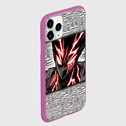 Чехол iPhone 11 Pro матовый Garou Rage Mode, цвет: 3D-фиолетовый — фото 2