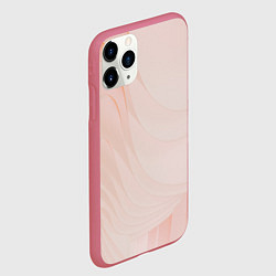Чехол iPhone 11 Pro матовый Розовый бархат, цвет: 3D-малиновый — фото 2