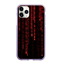 Чехол iPhone 11 Pro матовый Программные иероглифы