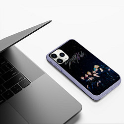 Чехол iPhone 11 Pro матовый Stray Kids boy band, цвет: 3D-светло-сиреневый — фото 2