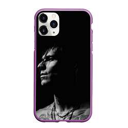 Чехол iPhone 11 Pro матовый Нилетто-профиль, цвет: 3D-фиолетовый