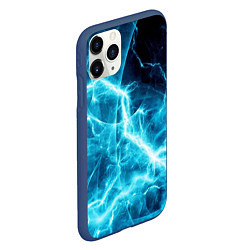 Чехол iPhone 11 Pro матовый Голубая облачность, цвет: 3D-тёмно-синий — фото 2