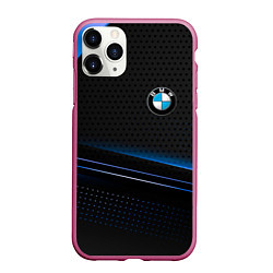 Чехол iPhone 11 Pro матовый Bmw abstraction, цвет: 3D-малиновый