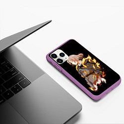 Чехол iPhone 11 Pro матовый Elden Ring - Мелина, цвет: 3D-фиолетовый — фото 2