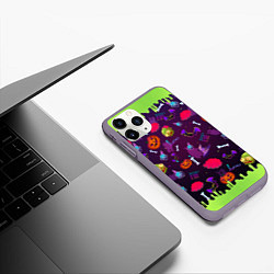 Чехол iPhone 11 Pro матовый RIP halloween, цвет: 3D-серый — фото 2