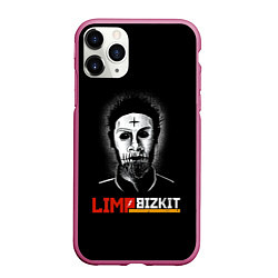 Чехол iPhone 11 Pro матовый Limp bizkit Wes Borland, цвет: 3D-малиновый