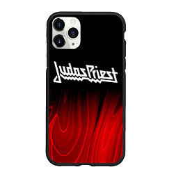 Чехол iPhone 11 Pro матовый Judas Priest red plasma