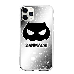 Чехол iPhone 11 Pro матовый DanMachi glitch на светлом фоне