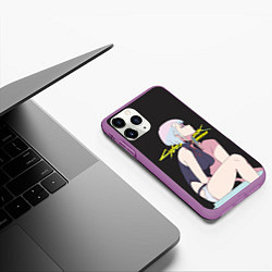 Чехол iPhone 11 Pro матовый Sweet Lucy, цвет: 3D-фиолетовый — фото 2