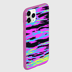 Чехол iPhone 11 Pro матовый Lollipop камуфляж, цвет: 3D-фиолетовый — фото 2
