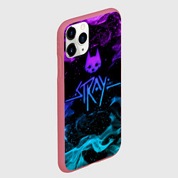 Чехол iPhone 11 Pro матовый Stray fire, цвет: 3D-малиновый — фото 2