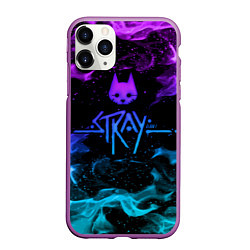 Чехол iPhone 11 Pro матовый Stray fire, цвет: 3D-фиолетовый