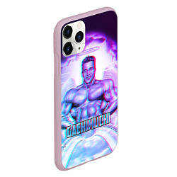 Чехол iPhone 11 Pro матовый Billie Herrington: Gachimuchi, цвет: 3D-розовый — фото 2