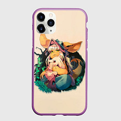 Чехол iPhone 11 Pro матовый Нанати арт