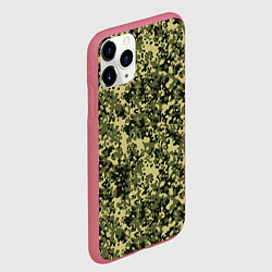 Чехол iPhone 11 Pro матовый Камуфляж Flecktarn Jeitai, цвет: 3D-малиновый — фото 2