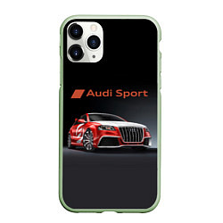 Чехол iPhone 11 Pro матовый Audi sport - racing team