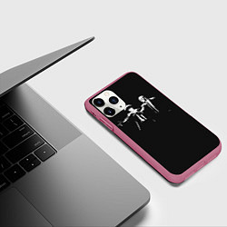 Чехол iPhone 11 Pro матовый Cowboy bebop, цвет: 3D-малиновый — фото 2