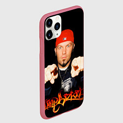 Чехол iPhone 11 Pro матовый Limp Bizkit, цвет: 3D-малиновый — фото 2
