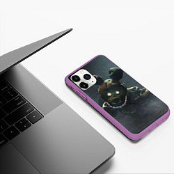 Чехол iPhone 11 Pro матовый Спрингтрап, цвет: 3D-фиолетовый — фото 2