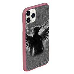 Чехол iPhone 11 Pro матовый Metamorphosis Demon ZXC, цвет: 3D-малиновый — фото 2