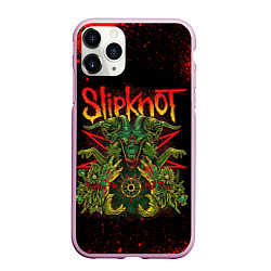 Чехол iPhone 11 Pro матовый Slipknot satan, цвет: 3D-розовый
