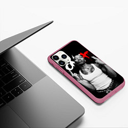 Чехол iPhone 11 Pro матовый Onyx - Fredro Starr, цвет: 3D-малиновый — фото 2