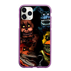 Чехол iPhone 11 Pro матовый Five Nights at Freddys