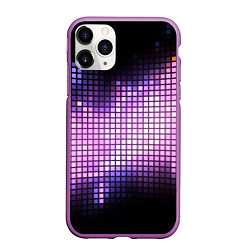 Чехол iPhone 11 Pro матовый Музыкальная визуализация, цвет: 3D-фиолетовый
