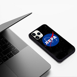 Чехол iPhone 11 Pro матовый Лера Наса космос, цвет: 3D-черный — фото 2