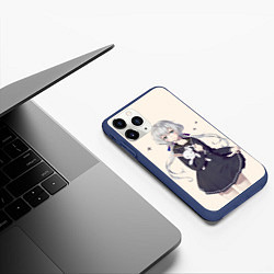 Чехол iPhone 11 Pro матовый Дзюнко Конно art - Зомбилэнд Сага Месть, цвет: 3D-тёмно-синий — фото 2