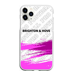 Чехол iPhone 11 Pro матовый Brighton pro football: символ сверху