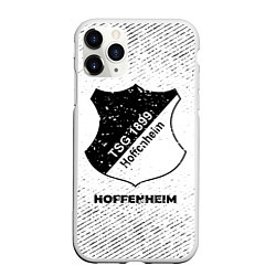 Чехол iPhone 11 Pro матовый Hoffenheim с потертостями на светлом фоне