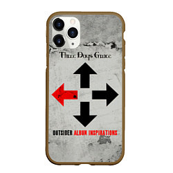 Чехол iPhone 11 Pro матовый Outsider Album Inspirations - Three Days Grace, цвет: 3D-коричневый