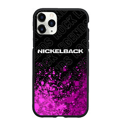 Чехол iPhone 11 Pro матовый Nickelback rock legends: символ сверху