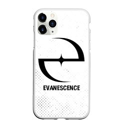Чехол iPhone 11 Pro матовый Evanescence glitch на светлом фоне