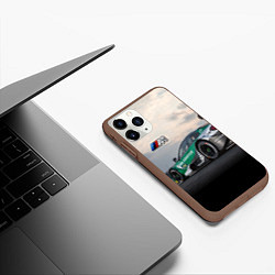 Чехол iPhone 11 Pro матовый BMW M Power - Racing team - Motorsport, цвет: 3D-коричневый — фото 2