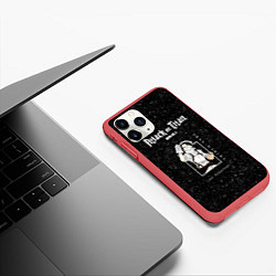 Чехол iPhone 11 Pro матовый Attack on Titan Levi Ackerman, цвет: 3D-красный — фото 2