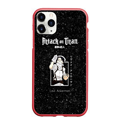 Чехол iPhone 11 Pro матовый Attack on Titan Levi Ackerman