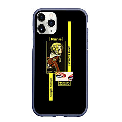 Чехол iPhone 11 Pro матовый Attack on Titan Annie Leonhart