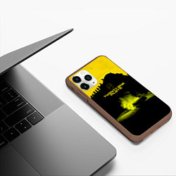 Чехол iPhone 11 Pro матовый Twenty One Pilots accident, цвет: 3D-коричневый — фото 2