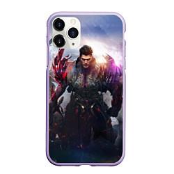 Чехол iPhone 11 Pro матовый Все классы тут - Лост арк, цвет: 3D-светло-сиреневый