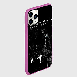 Чехол iPhone 11 Pro матовый Токийский гулль - Канеки стоит, цвет: 3D-фиолетовый — фото 2