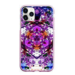 Чехол iPhone 11 Pro матовый Ледяной треугольник, цвет: 3D-розовый
